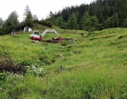 Bauarbeiten Marienberg Alm Juni 2017