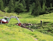 Bauarbeiten Marienberg Alm Juni 2017