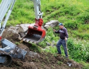 Bauarbeiten Marienberg Alm Juni 2017