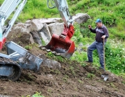 Bauarbeiten Marienberg Alm Juni 2017