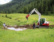 Bauarbeiten Marienberg Alm Juni 2017