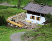 Bauarbeiten Marienberg Alm Juni 2017