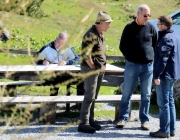 Ortstermin Seeben Alm – Gebaut werden Steinschlagschutz und Gastankanlage