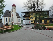 Maifest 2013 - Anschlag auf den Mieminger Maibaum