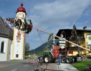 Maifest 2013 - Anschlag auf den Mieminger Maibaum