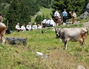 Almmesse auf der Marienberg Alm im August 2015