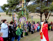 Palmsegnung beim Seekreuz in Barwies