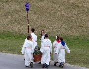 Palmsegnung beim Seekreuz in Barwies