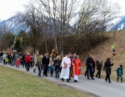 Palmsegnung beim Seekreuz in Barwies