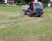 Traktor-Geschicklichkeits-Fahren – Der Star war ein „Lindner Unitrac“