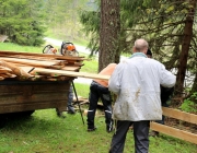 Zäunen auf der Biberwier-Alm