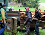 Zäunen auf der Biberwier-Alm