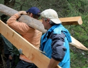 Zäunen auf der Biberwier-Alm