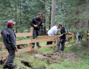 Zäunen auf der Biberwier-Alm