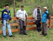 Zäunen auf der Biberwier-Alm