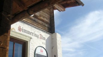 Ende März auf dem Weg zur Simmering Alm, Foto: Knut Kuckel