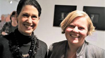 Vernissage mit Mona Friedl-Oberhofer und Elisabeth Trenkwalder in Mieming, Foto: Knut Kuckel